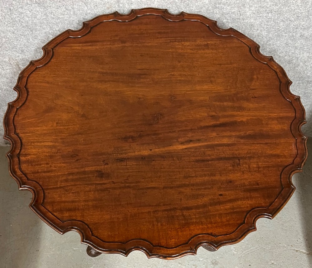 George III Pie Crust Edge Mahogany  Tripod Table View III