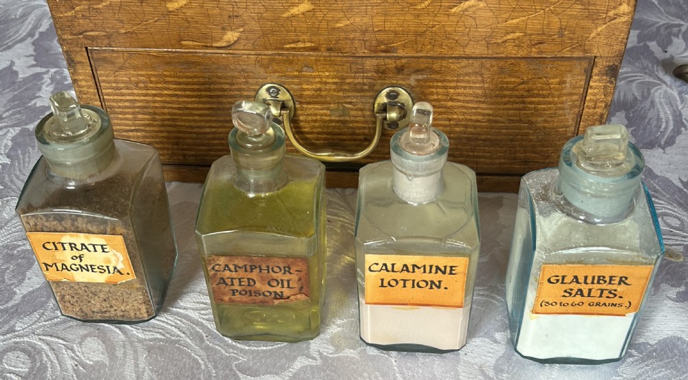 Large 19th.C.  Campaign Apothecary Box View IV