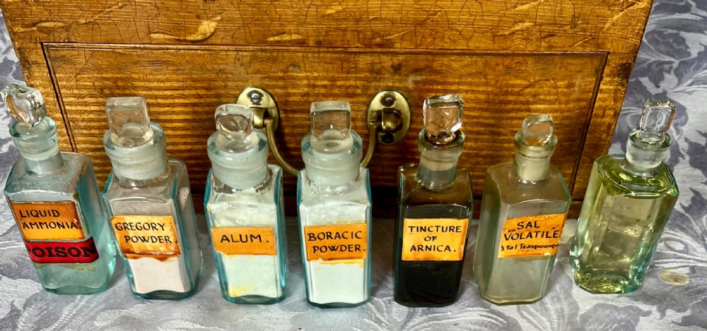 Large 19th.C.  Campaign Apothecary Box View V