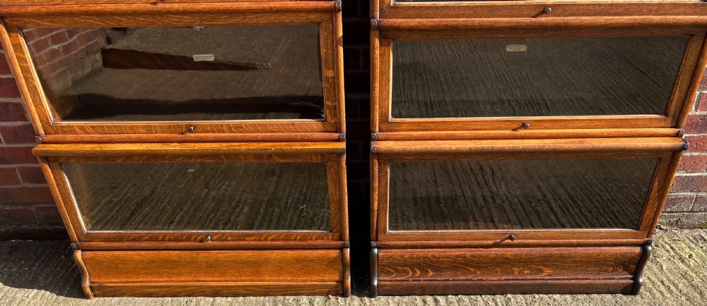 Pair of Oak Globe Wernicke Bookcases View VII