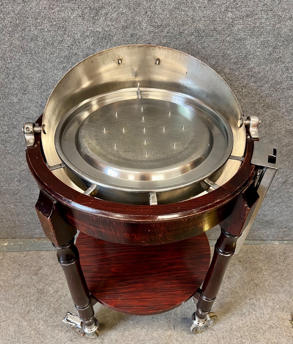 1930's Roast Beef Carving Trolley View II