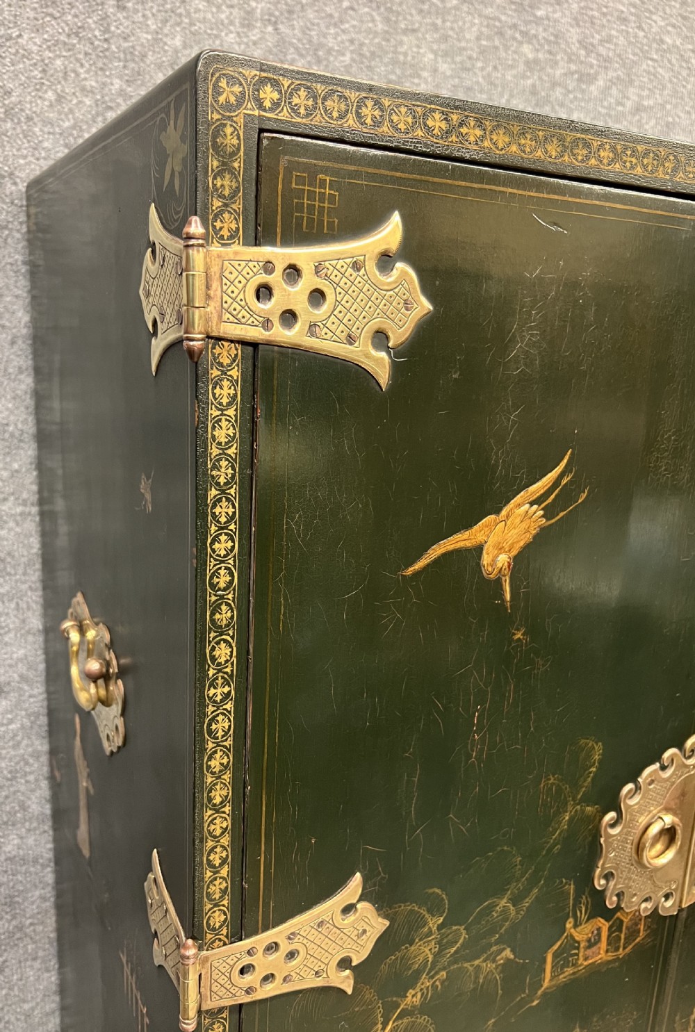 Chinoiserie Lacquer Cabinet on Stand View III