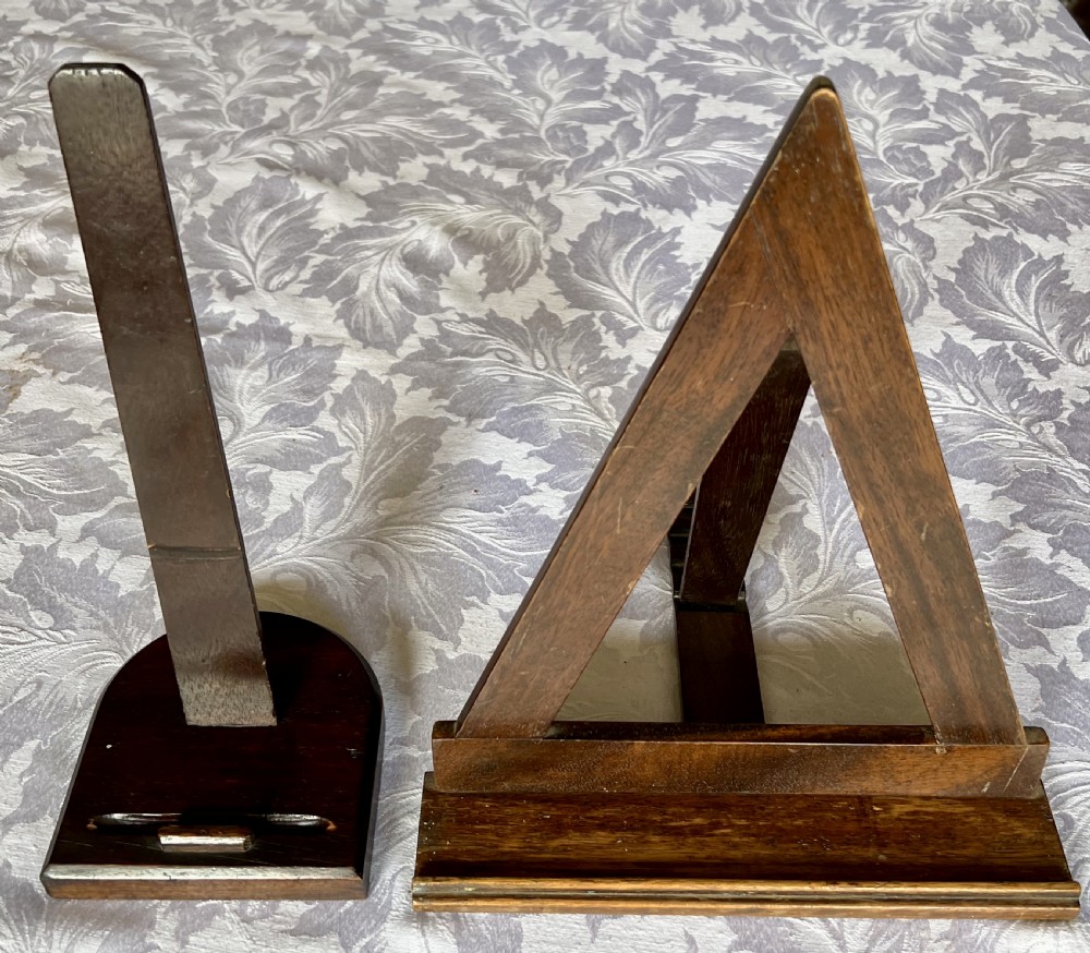 Two Edwardian Charger Stands