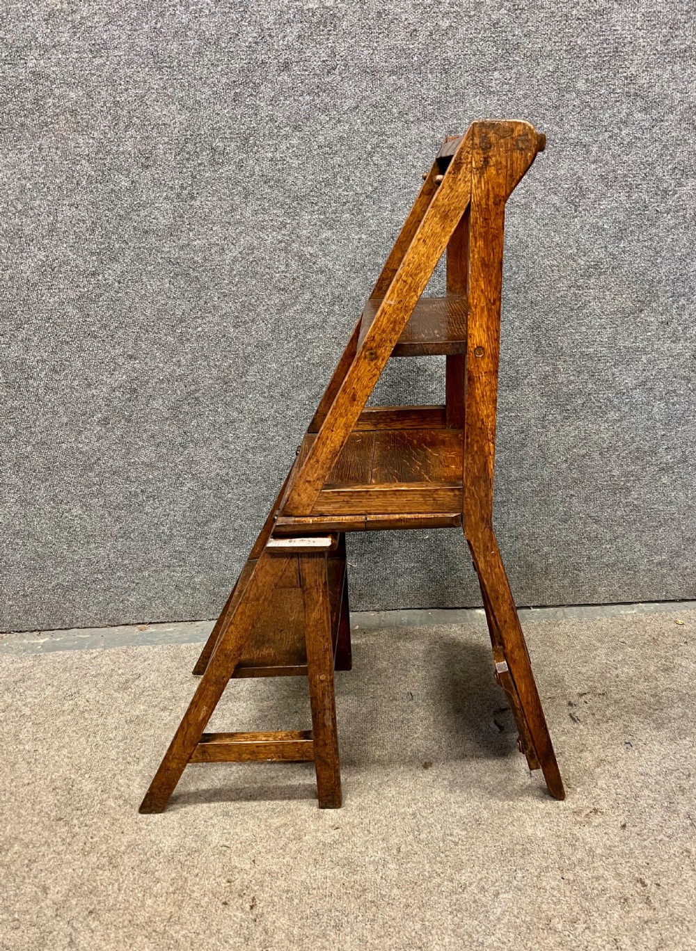 Rustic Arts & Crafts Metamorphic Chair Steps View III