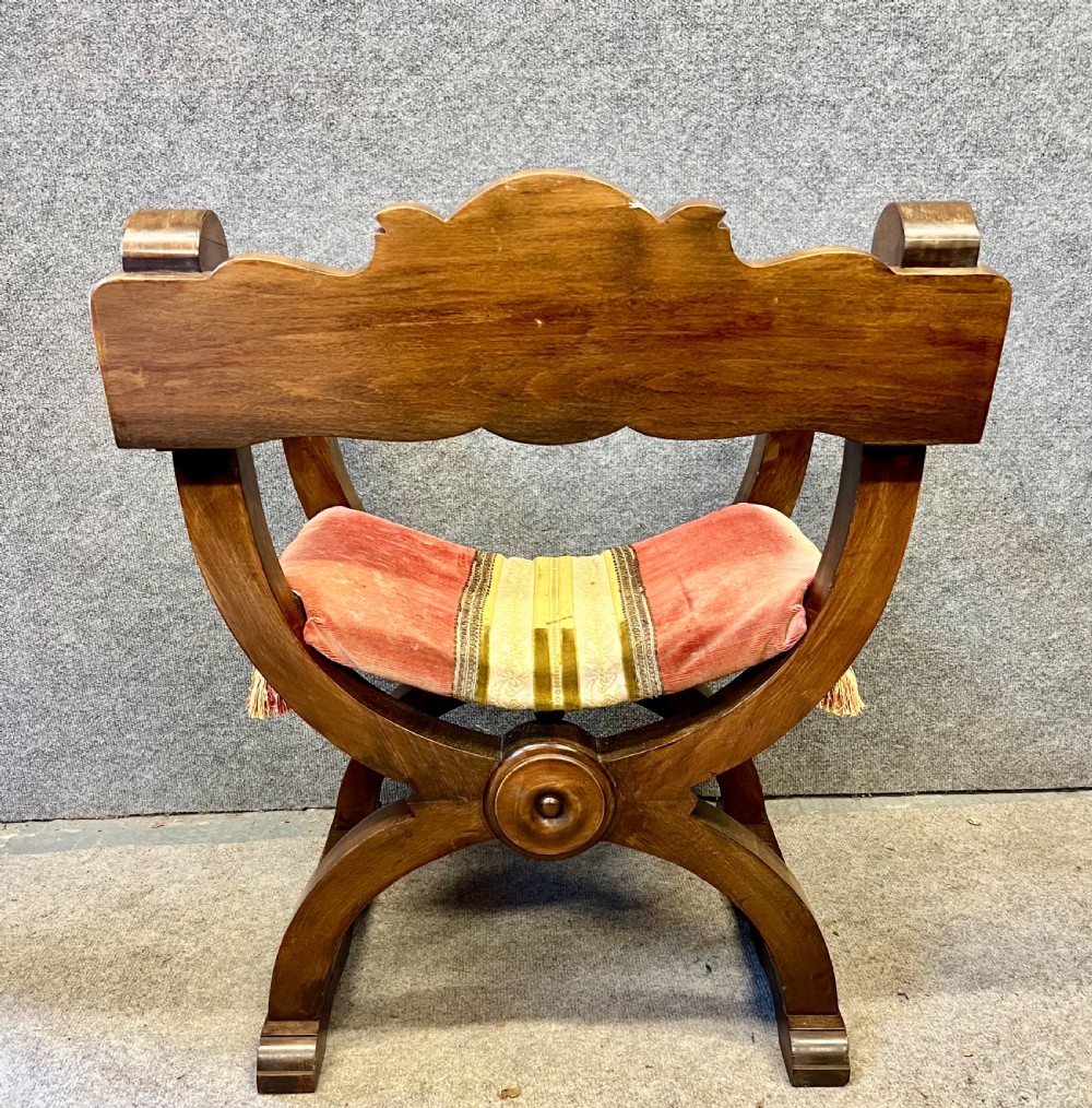 Small Pair of Heraldic Carved Chairs View VI