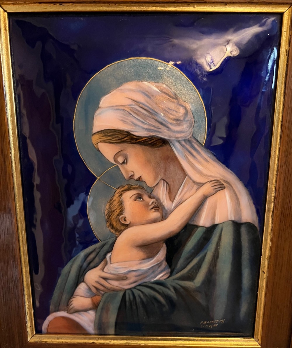 Fine Quality Pierre Bonnet of Limoges Porcelain Plaque View VII