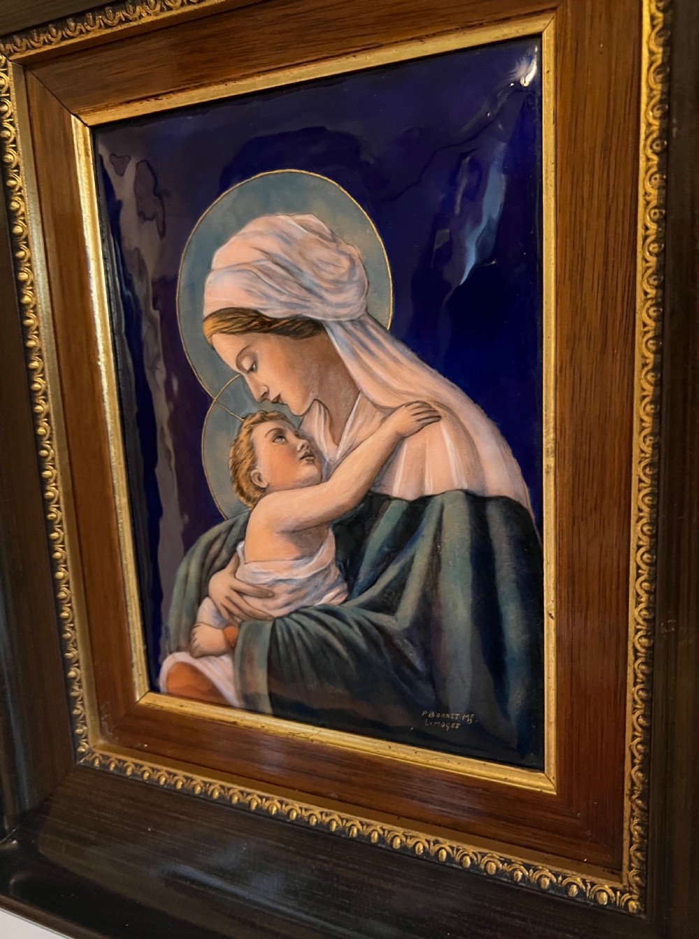 Fine Quality Pierre Bonnet of Limoges Porcelain Plaque View II
