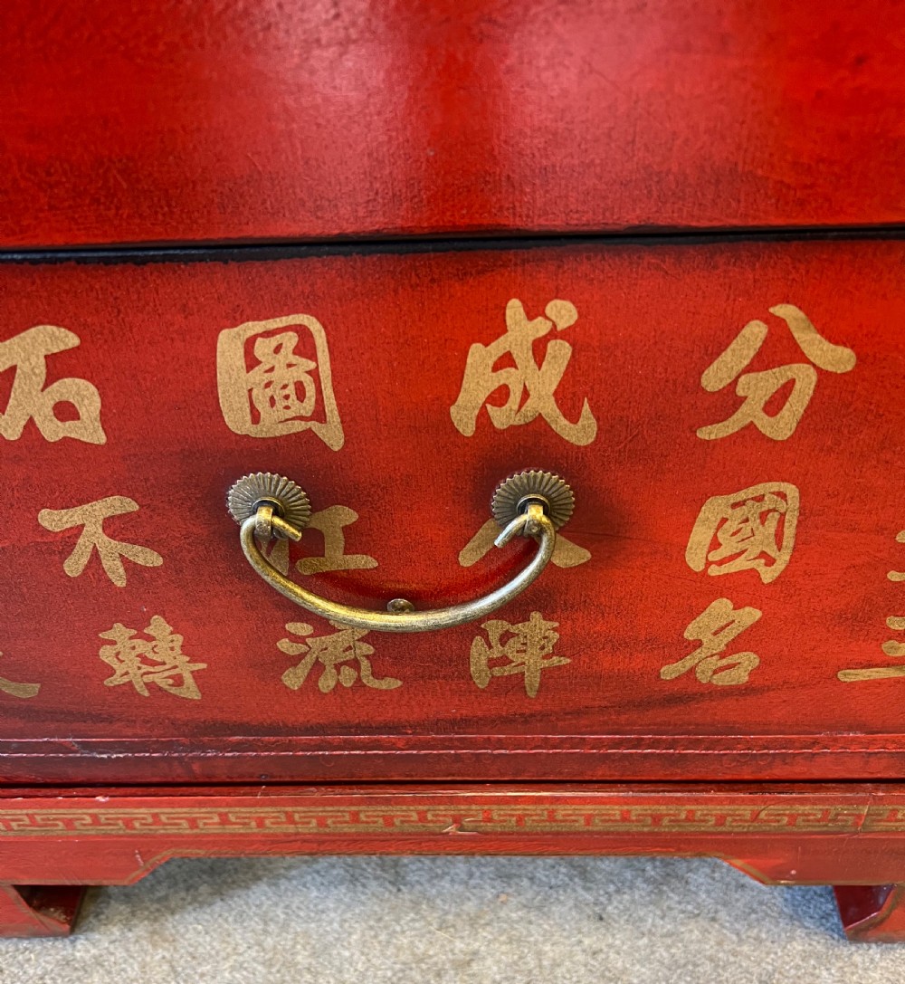 Chinoiserie Trunk on Stand View IV