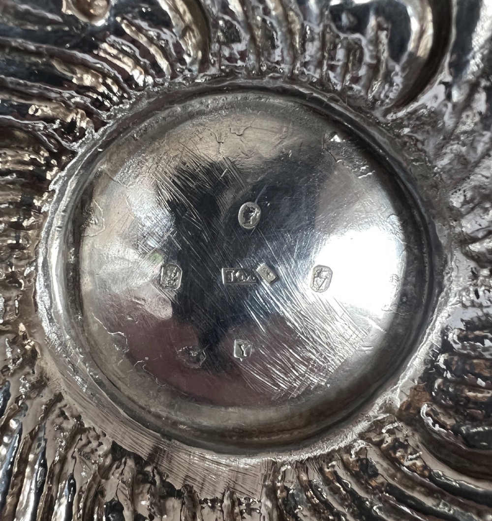 Fine Irish Solid Silver Tea Set View VII