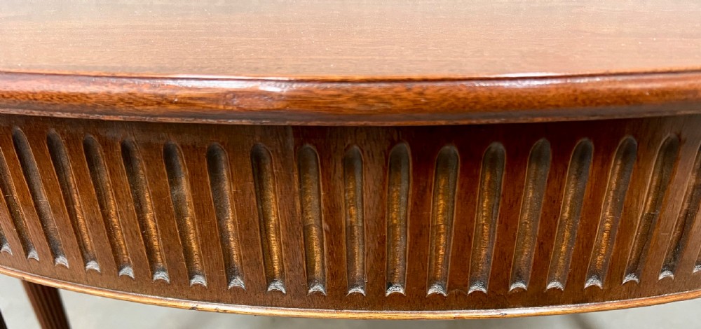 Antique Pair of Demi Lune Console Tables View VIII
