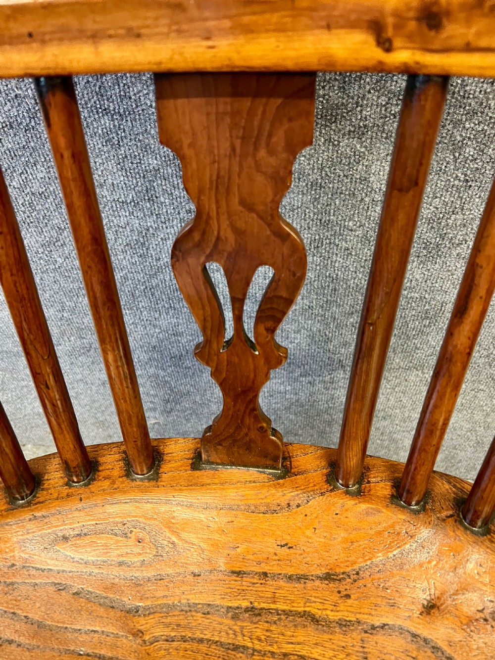 Gabbitass Maker, Large Yew Wood Windsor Chair View V