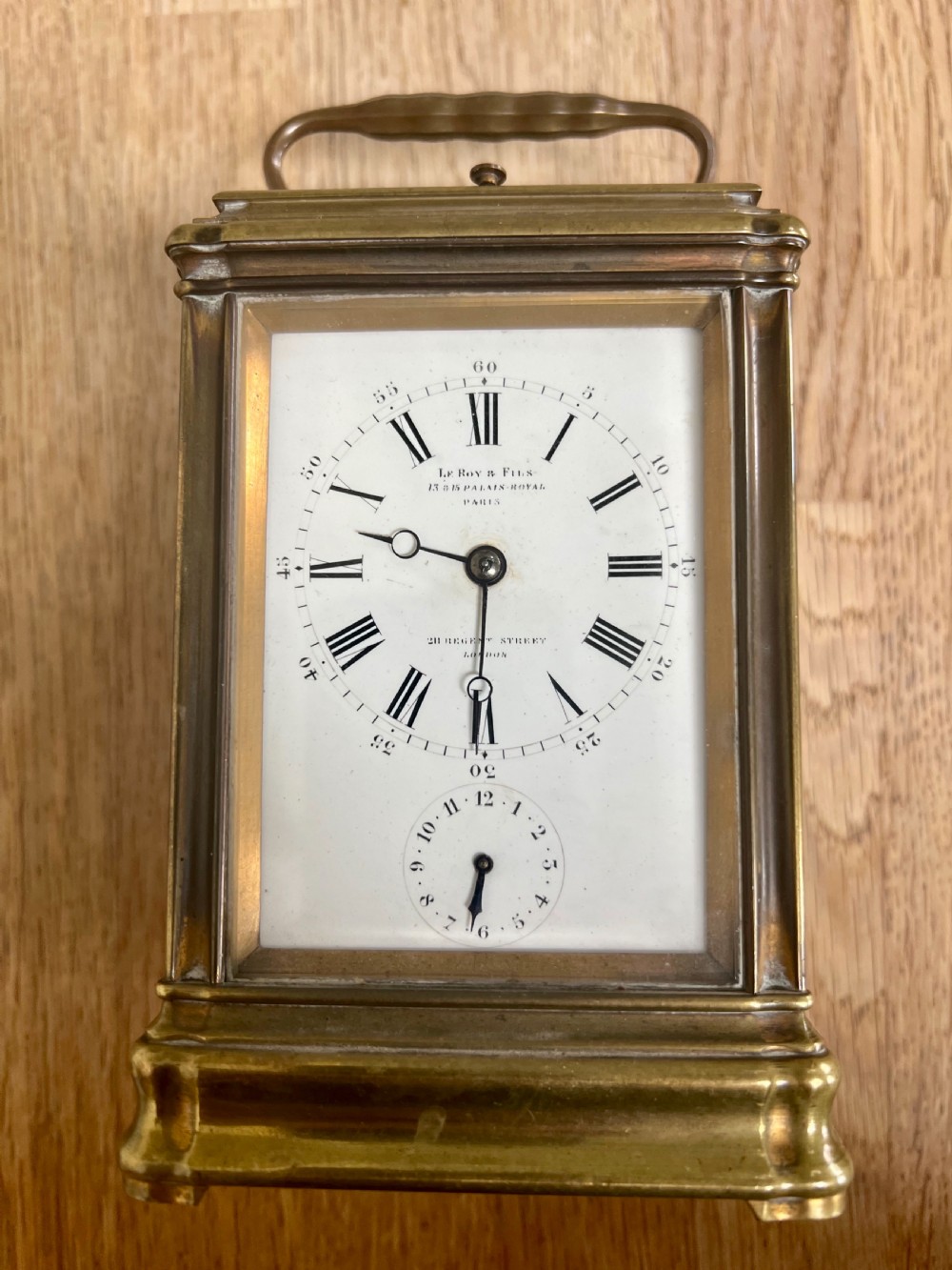 Antique Le Roy et Fils, Palais Royal Repeater, Alarm Carriage Clock
