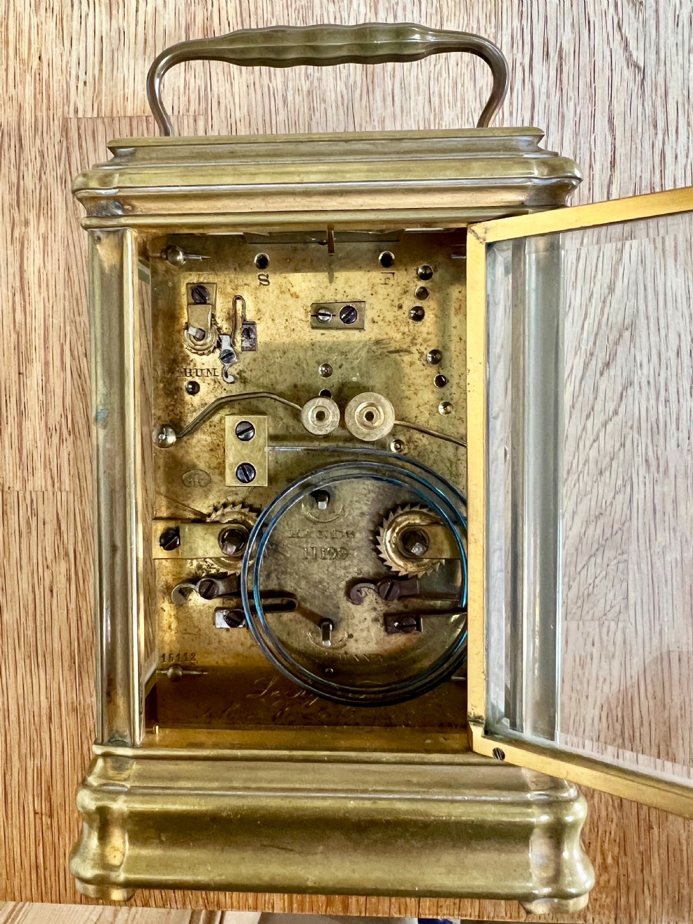 Antique Le Roy et Fils, Palais Royal Repeater, Alarm Carriage Clock
 View IV