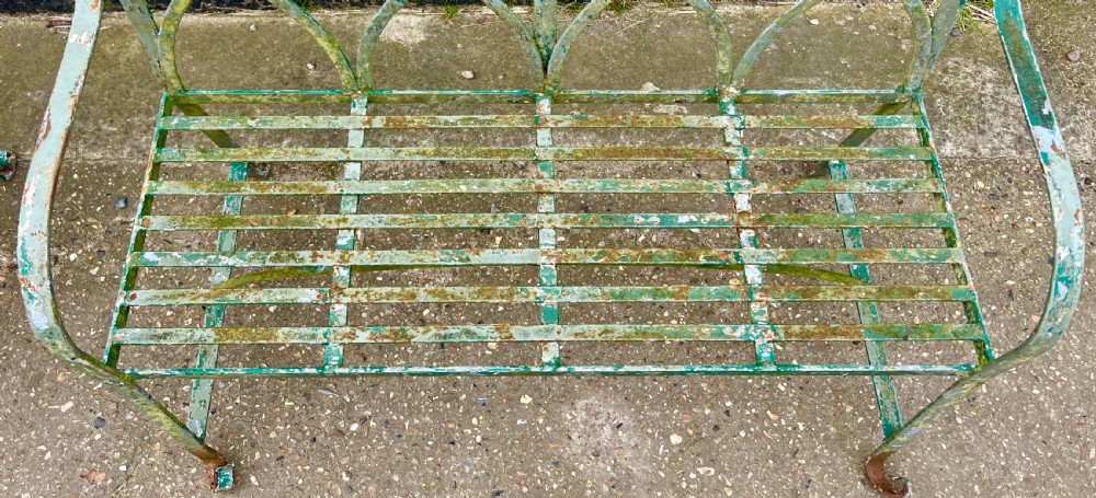 Pair of Regency Style Garden Benches View VI