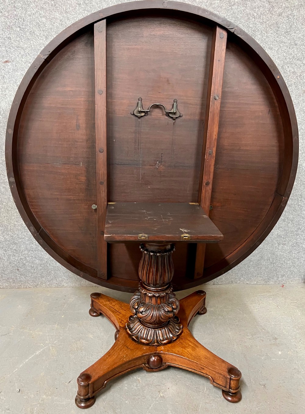 Large 19thC. Anglo Indian Padouk Dining Table View III