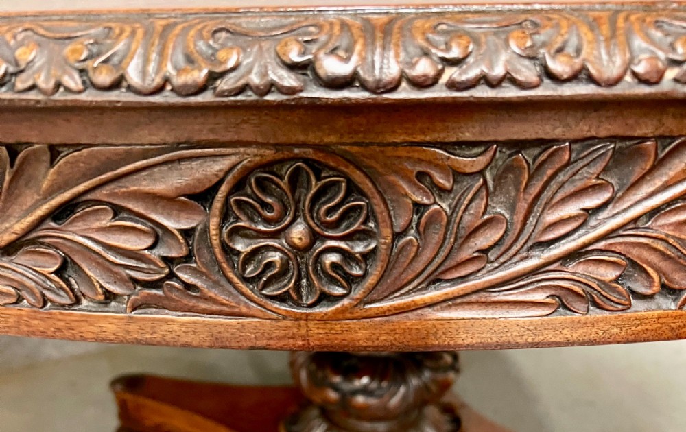 Large 19thC. Anglo Indian Padouk Dining Table View X