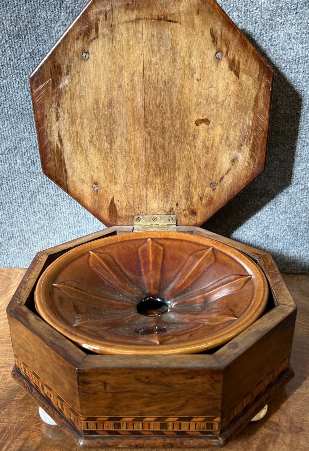 Victorian Spittoon Footstool View III