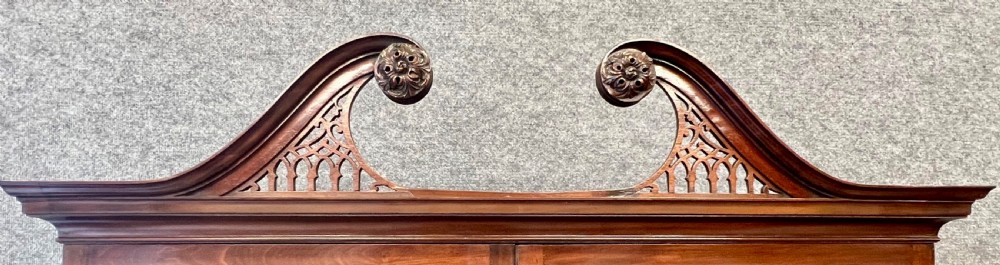 Antique 19th.C. George III Style Mahogany Bookcase View V