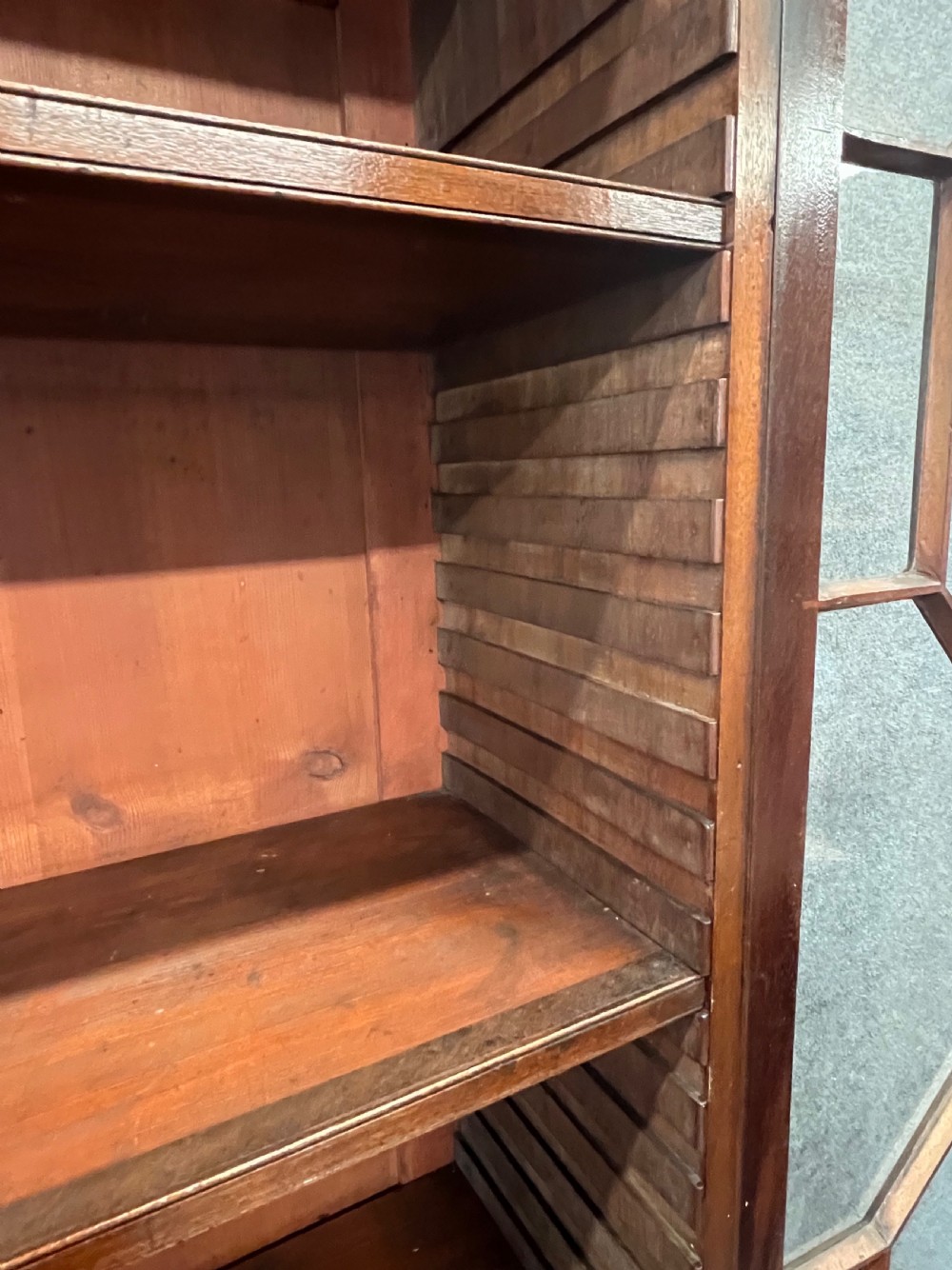 Antique 19th.C. George III Style Mahogany Bookcase View VI