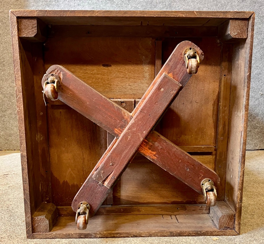Edwardian Mahogany & Inlaid Revolving Bookcase View VIII