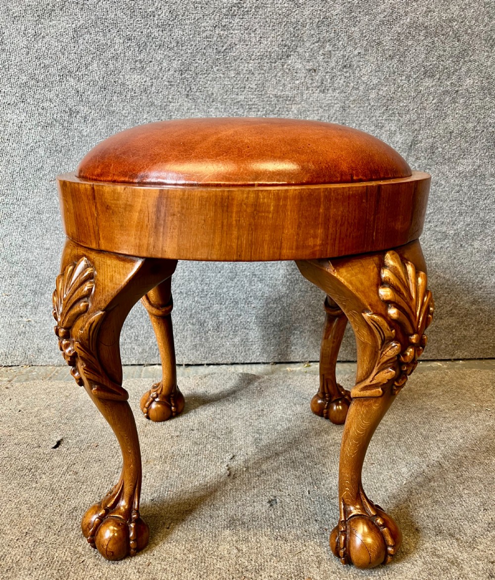 George II Style Walnut Stool View VI