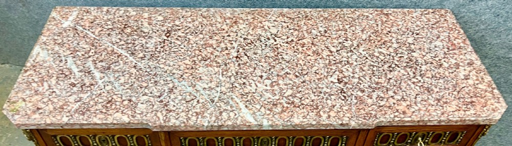 French Marquetry Inlaid Commode Chest View XII