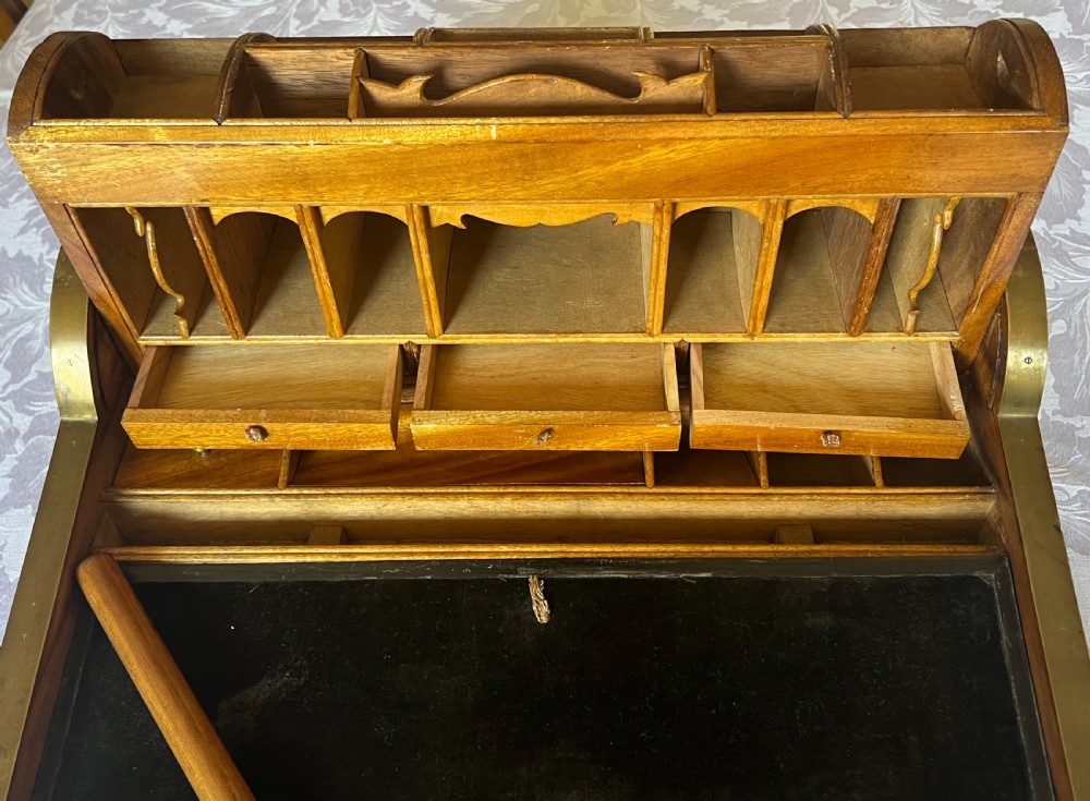 Antique Good Quality Anglo Indian Campaign Writing Box View III