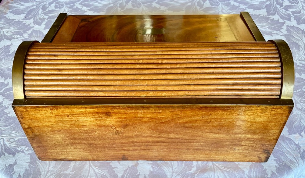 Antique Good Quality Anglo Indian Campaign Writing Box View IX