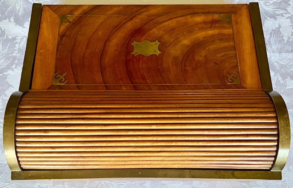 Antique Good Quality Anglo Indian Campaign Writing Box View X