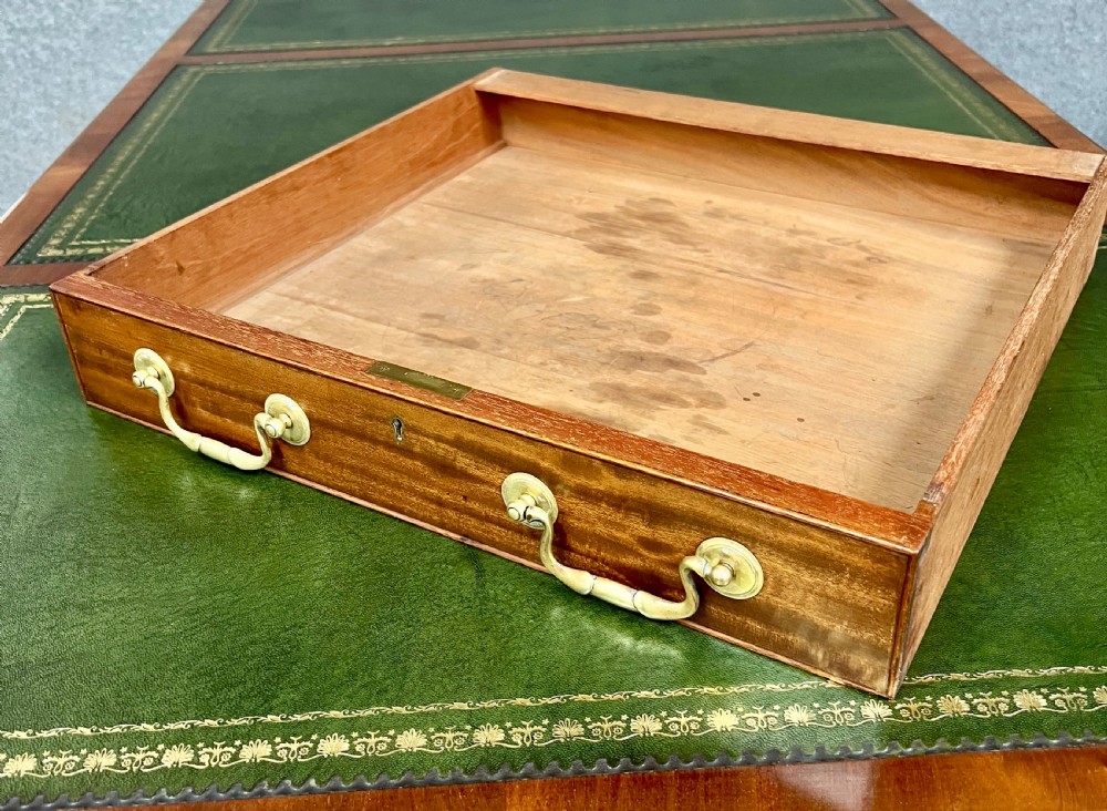Very Large 18 Drawer Edwardian Partners Desk View X