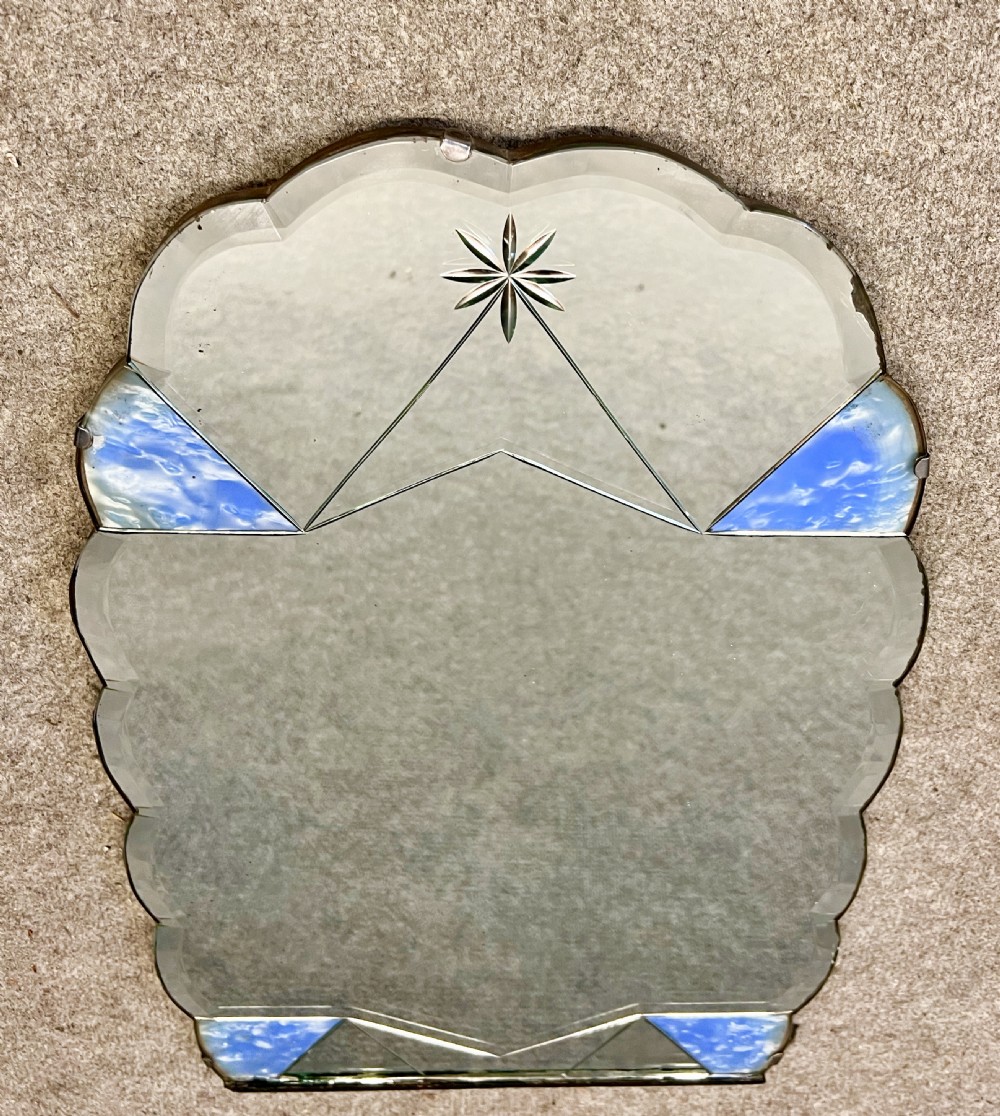 Art Deco Cloud Shaped Wall Mirror View VI
