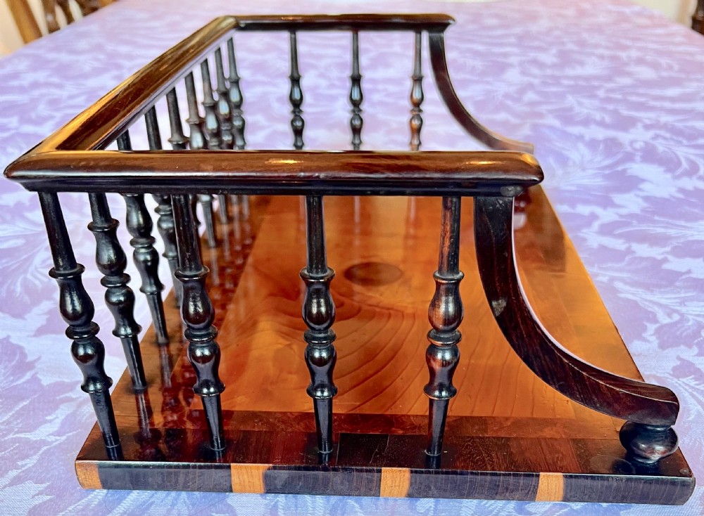Unusual Regency Desk Top Book Carrier. View VI