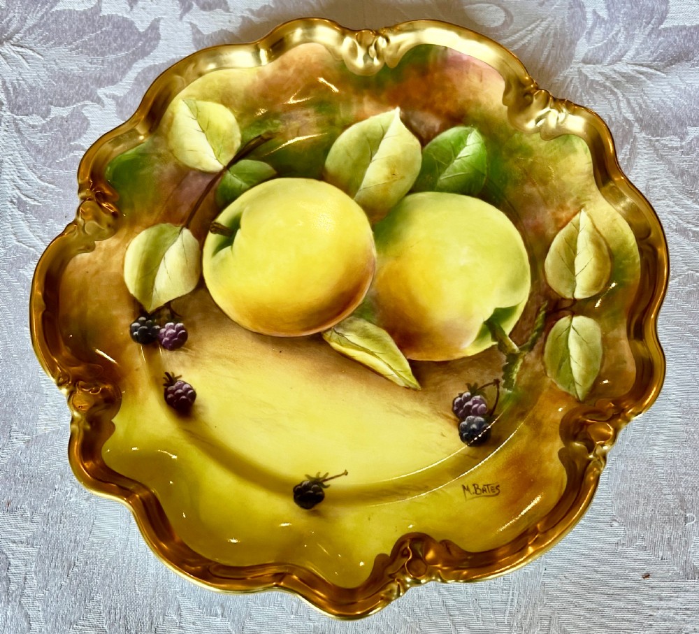 Fine Michael Bates Coalport Cabinet Plate