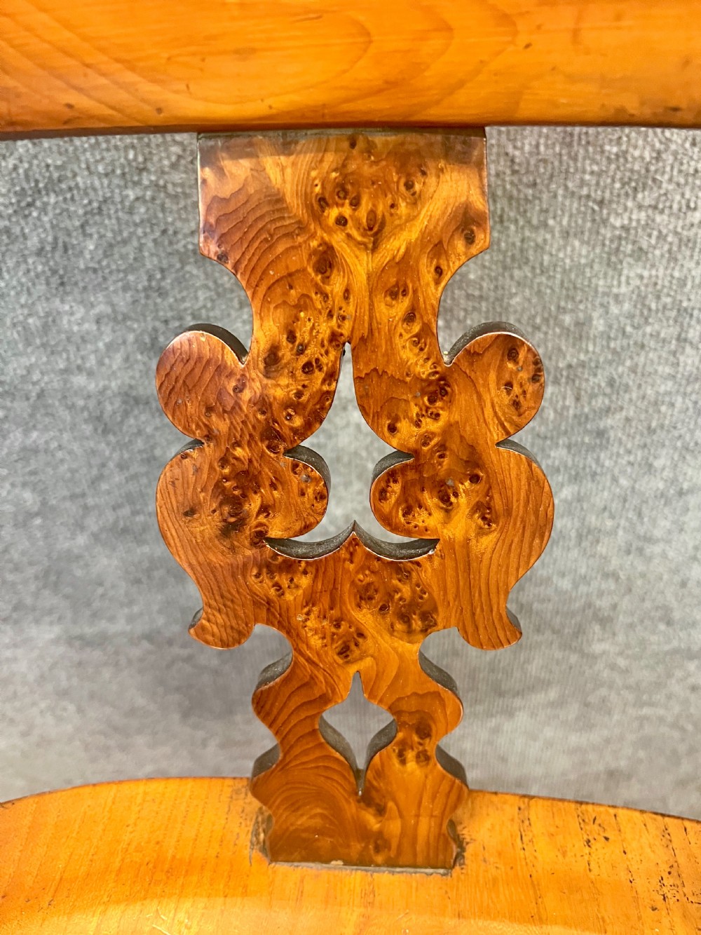 Pair of 19th C. Yew Wood Broad Arm Windsor Chairs View VI