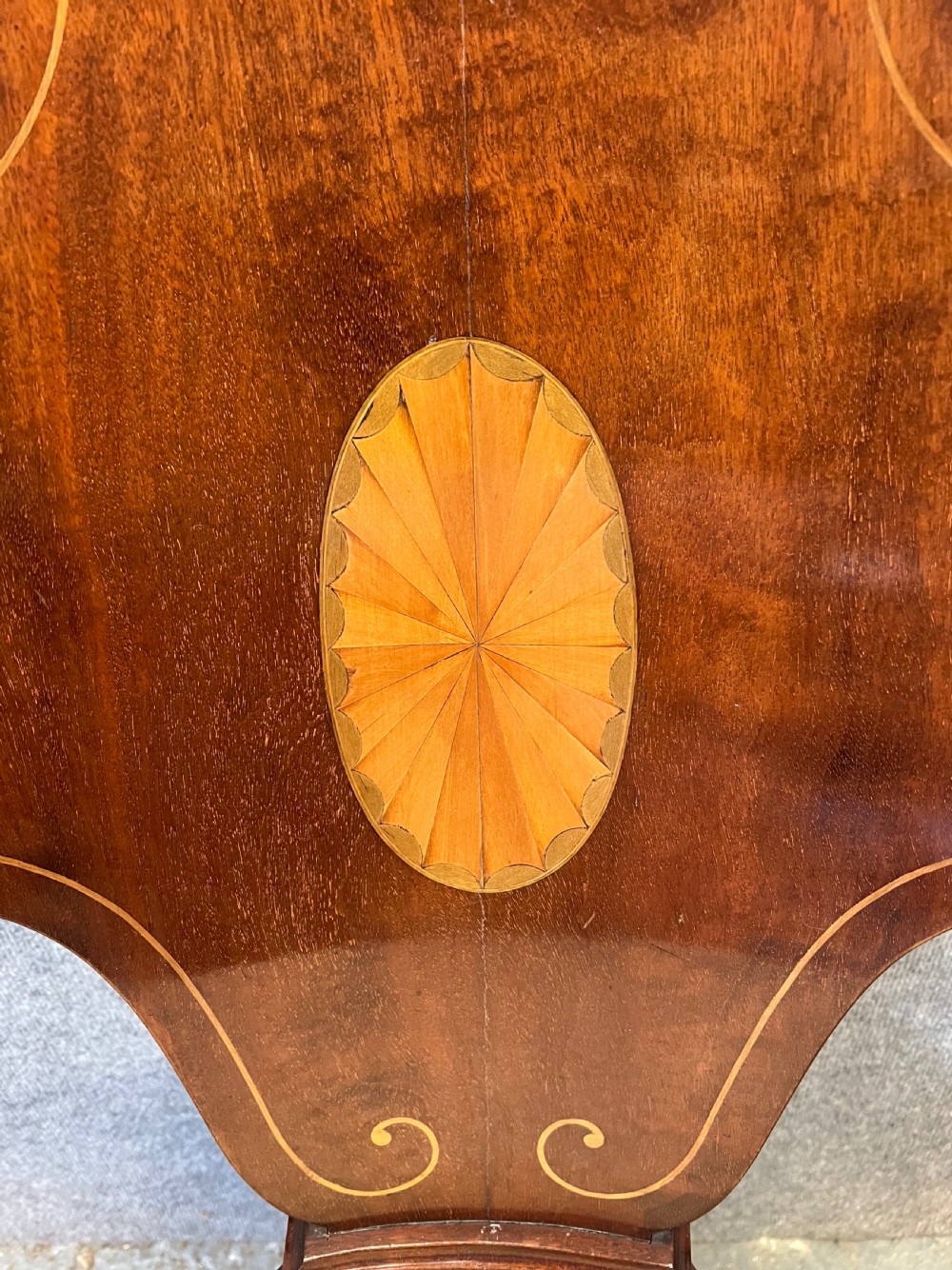 Edwardian Sheraton Revival Inlaid Chair View II