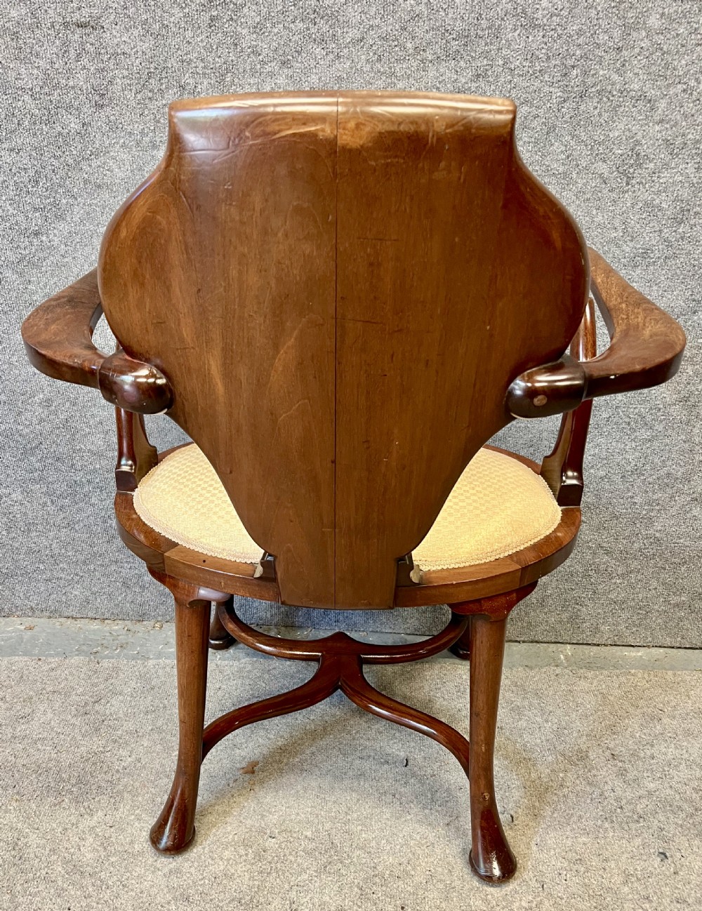 Edwardian Sheraton Revival Inlaid Chair View V
