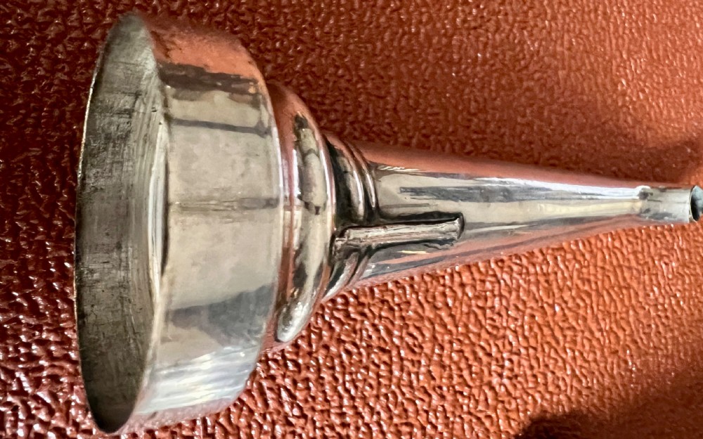 Victorian Silver Plated Wine Funnel View VI