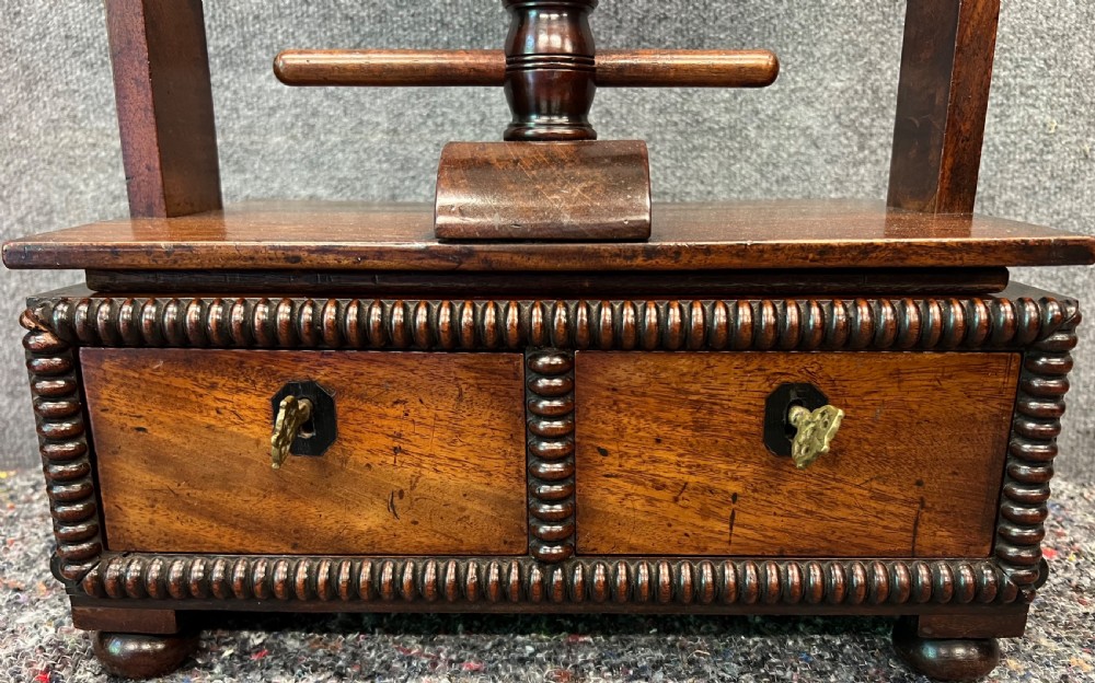 Wonderful Small Georgian Mahogany Book Press View III