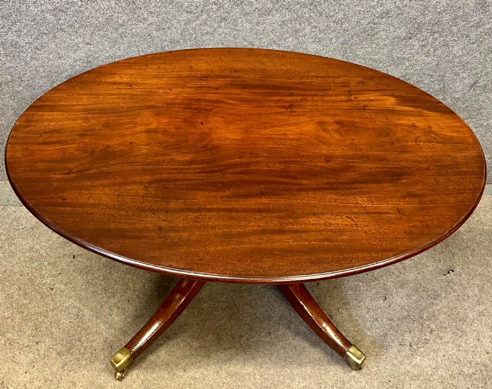 Regency Mahogany Oval Adapted Coffee Table View II