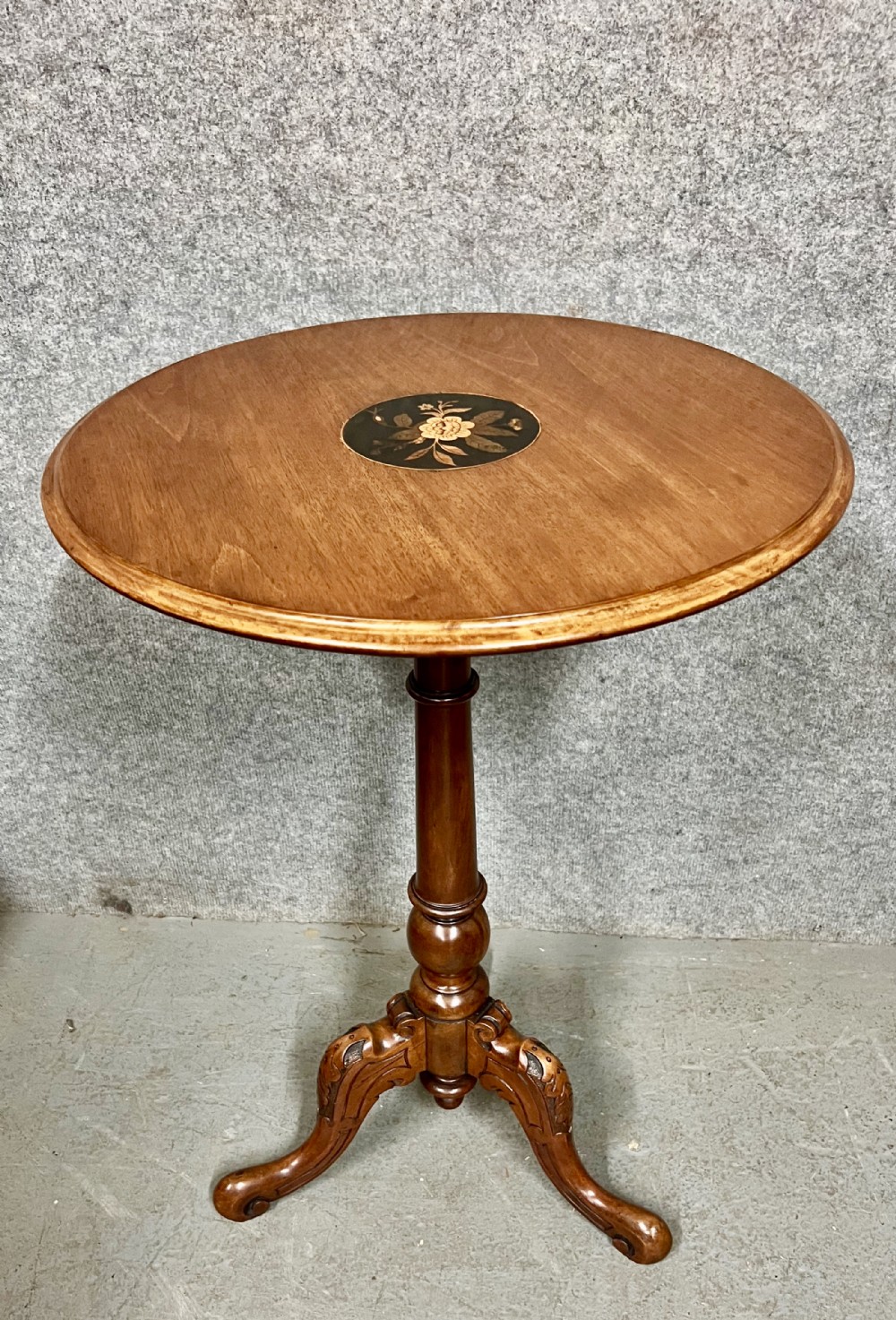 Victorian Walnut & Inlaid Occasional Table