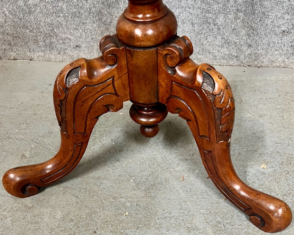 Victorian Walnut & Inlaid Occasional Table View II