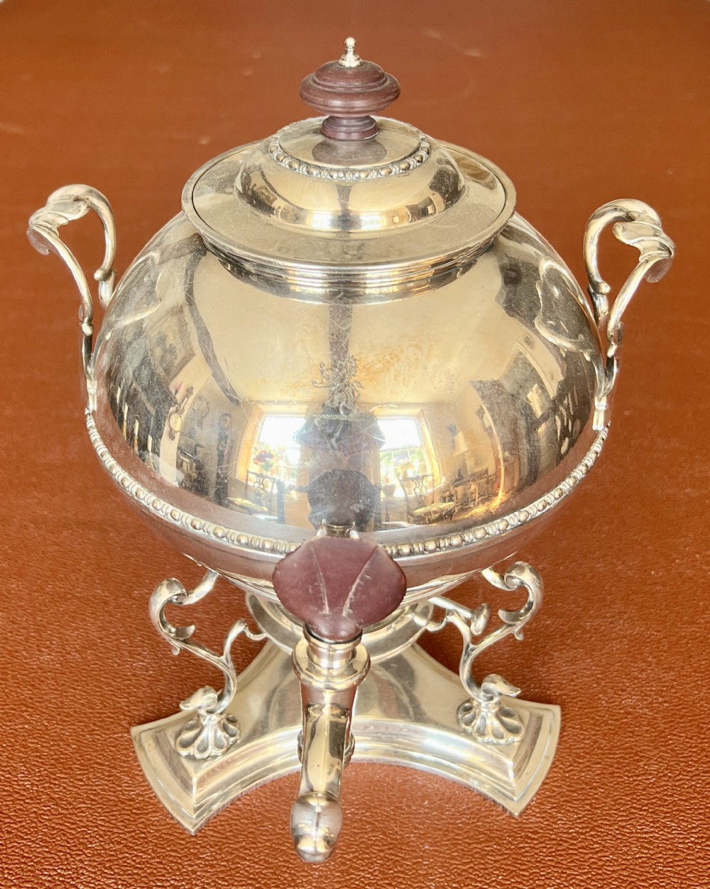 Good Quality Elkington & Co. Silver Plated Samovar Spirit Kettle