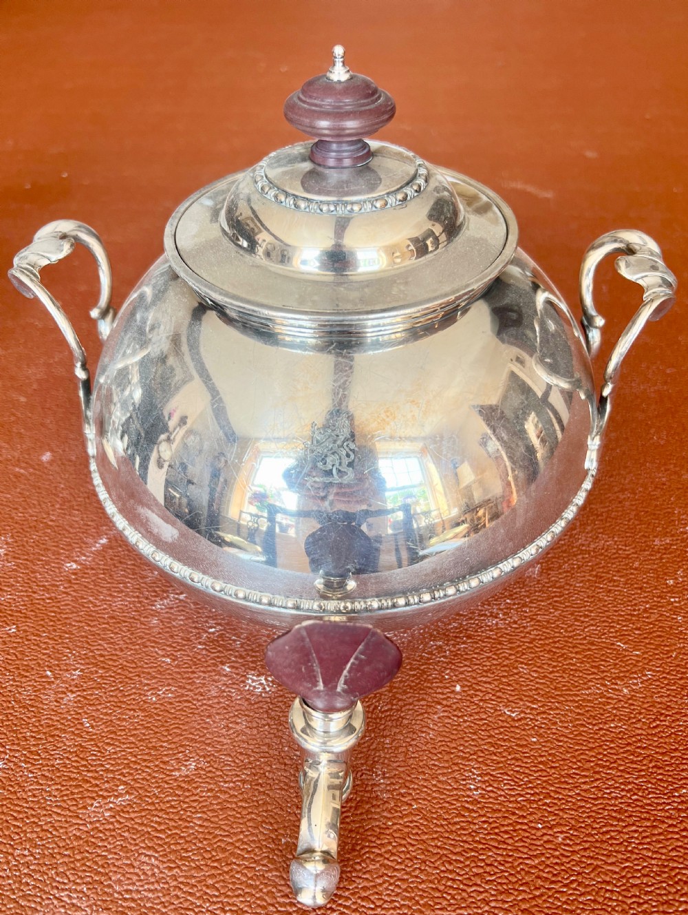 Good Quality Elkington & Co. Silver Plated Samovar Spirit Kettle View III