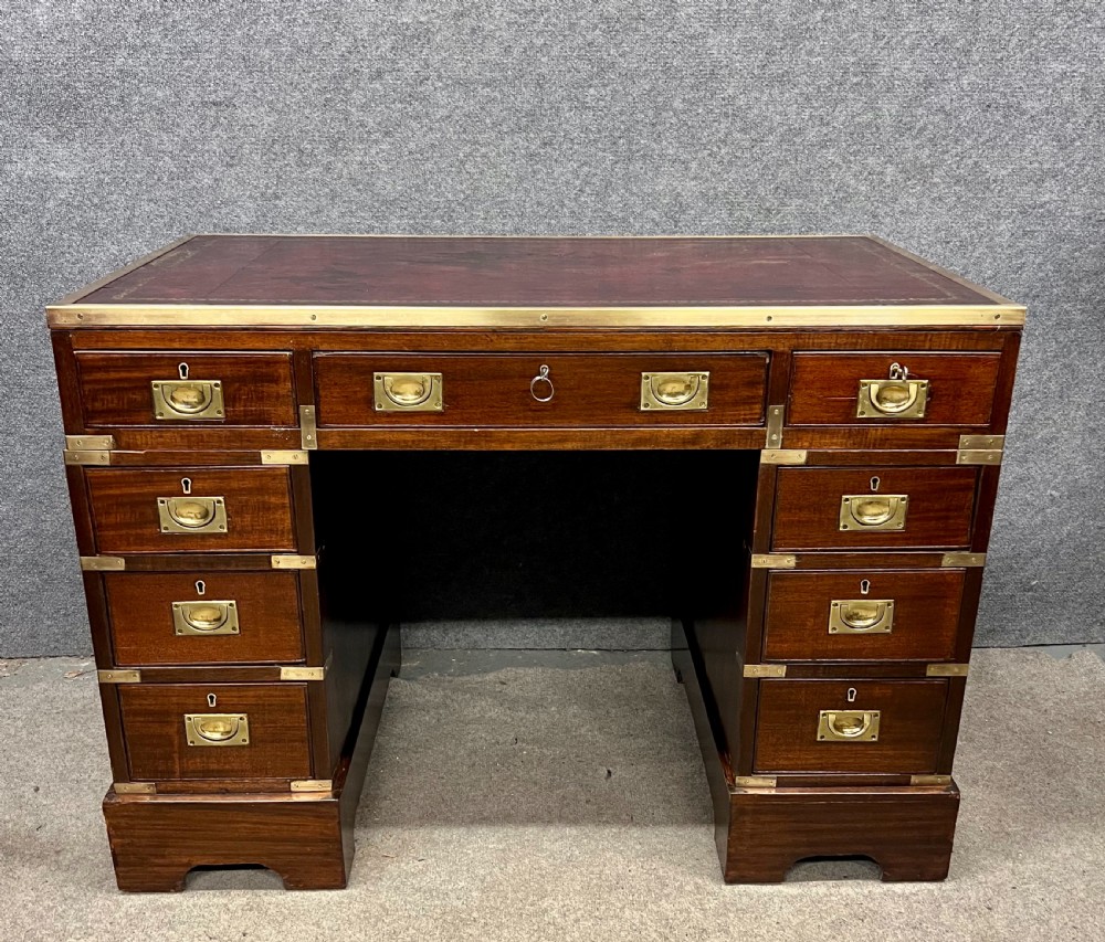 Small Edwardian Campaign Desk
