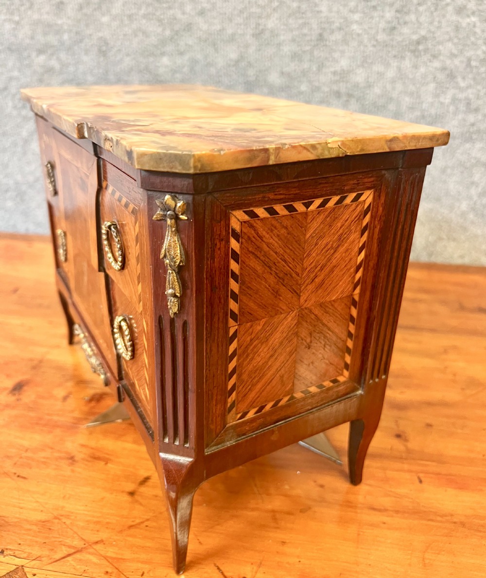 Antique French Miniature Commode Chest View III