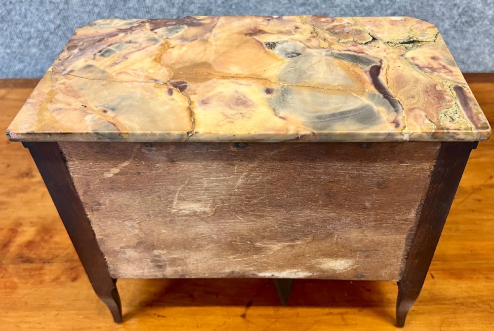 Antique French Miniature Commode Chest View VII