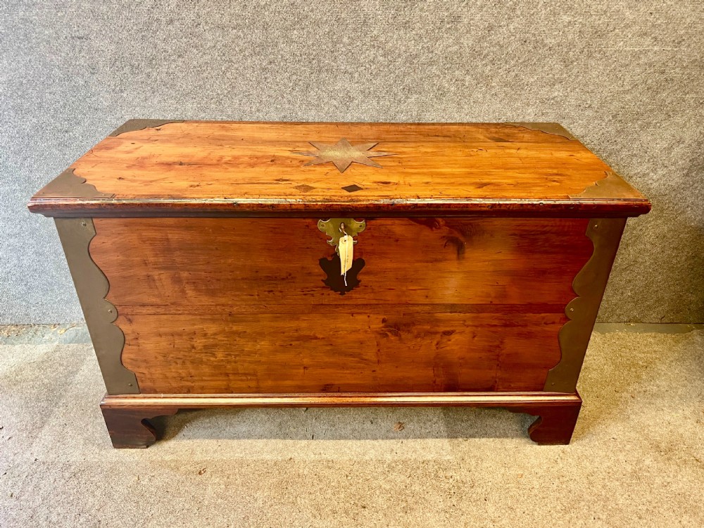 Antique 19th.C. Campaign Trunk Chest View II