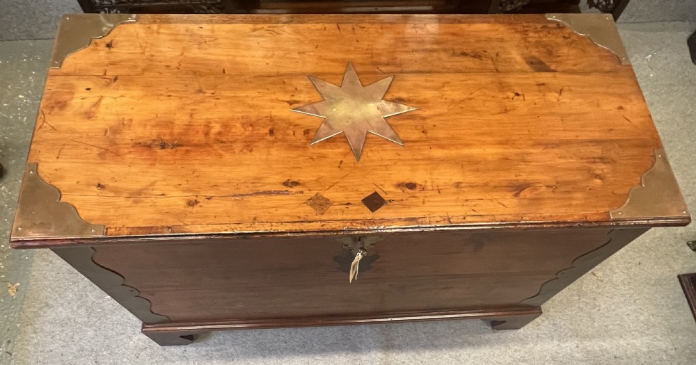 Antique 19th.C. Campaign Trunk Chest View III