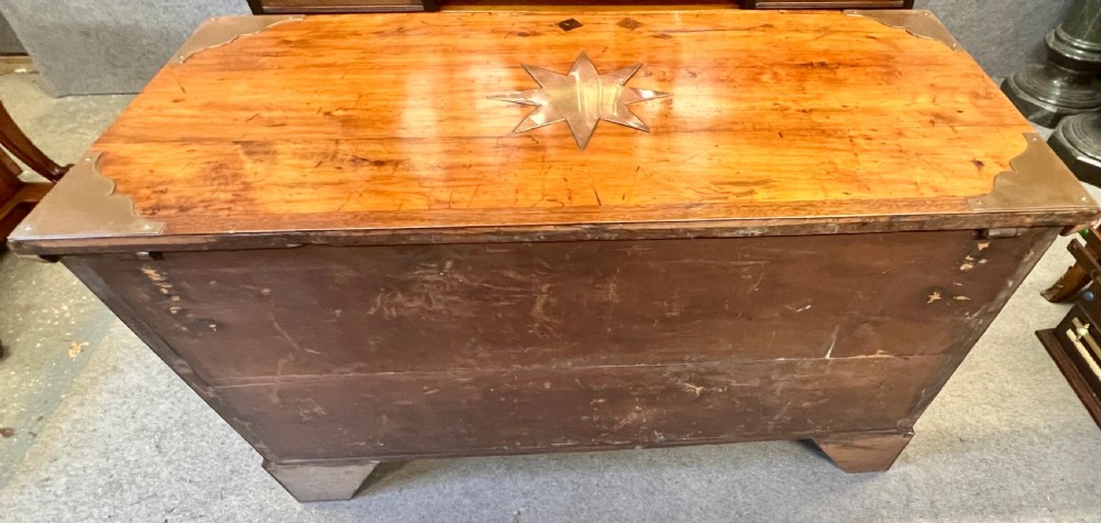 Antique 19th.C. Campaign Trunk Chest View VI