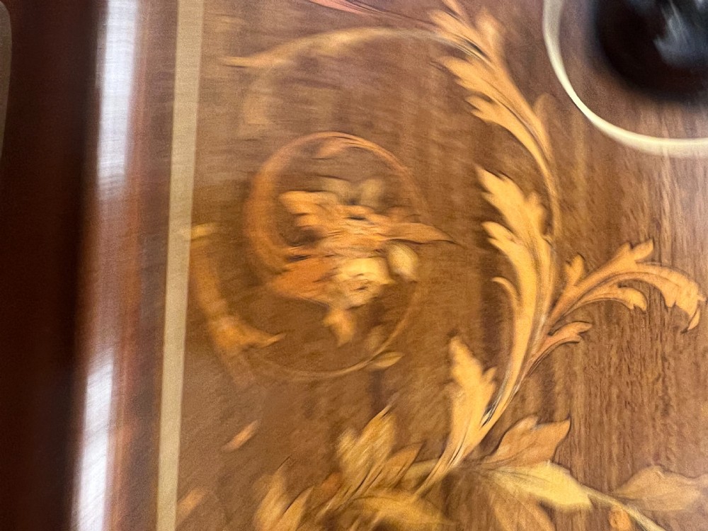 Stunning Edwardian Inlaid Mahogany Single 3 foot Bed View VI